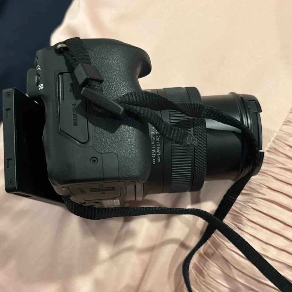 Canon EOS Digital Camera with Black Finish and Articulating Screen